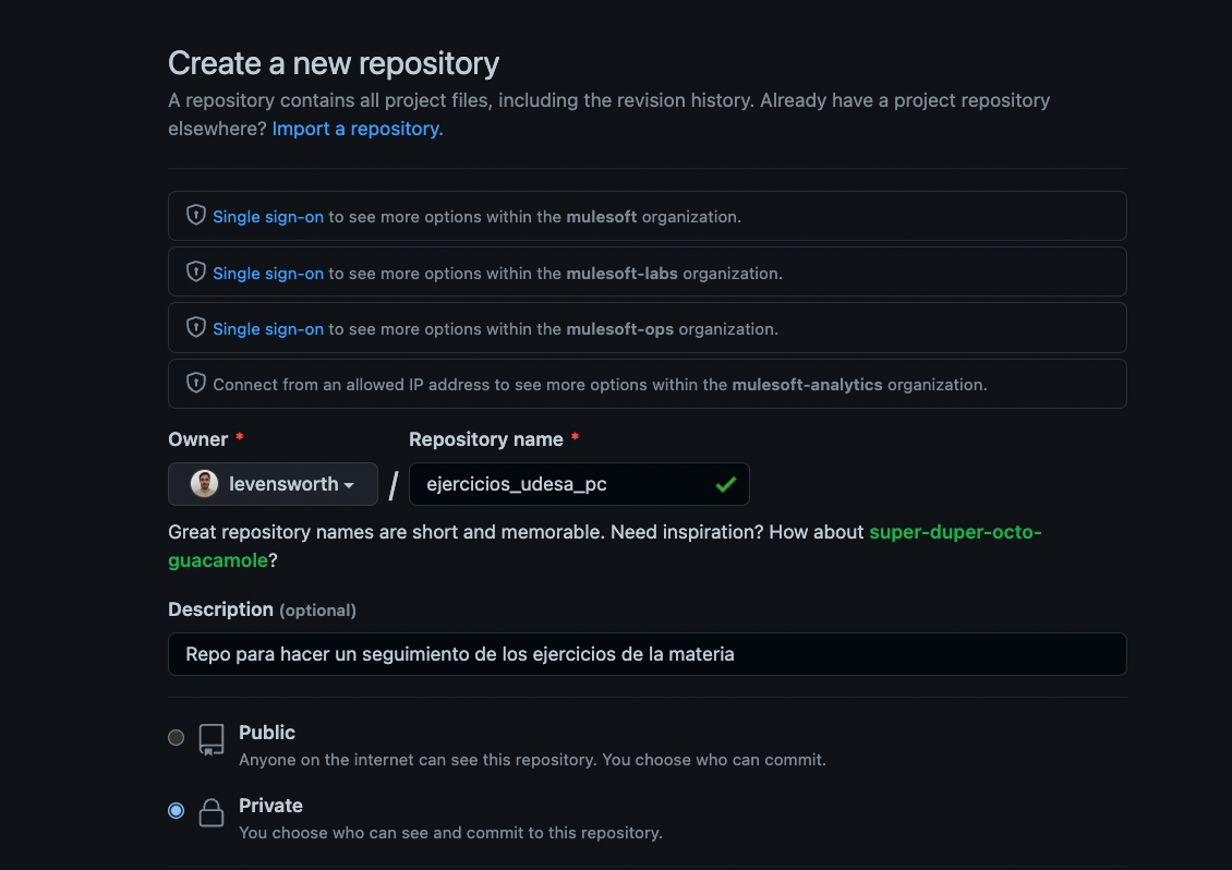 New Github repo filled